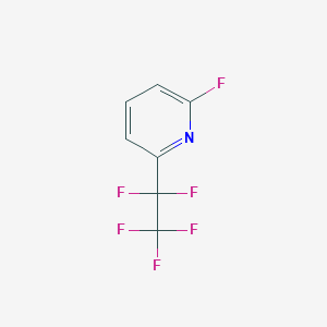 2-Fluoro-6-(1,1,2,2,2-pentafluoroethyl)pyridine