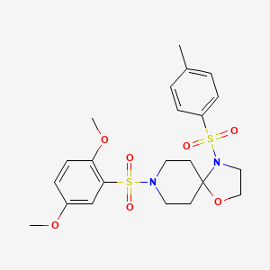 8-((2,5-Dimethoxyphenyl)sulfonyl)-4-tosyl-1-oxa-4,8-diazaspiro[4.5]decane