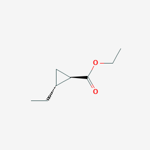 3beta-Ethyl-1alpha-cyclopropanecarboxylic acid ethyl ester