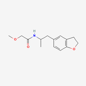 N-(1-(2,3-dihydrobenzofuran-5-yl)propan-2-yl)-2-methoxyacetamide