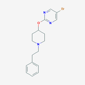 5-Bromo-2-[1-(2-phenylethyl)piperidin-4-yl]oxypyrimidine
