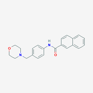 N-[4-(morpholin-4-ylmethyl)phenyl]-2-naphthamide