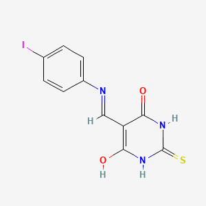 5-(((4-iodophenyl)amino)methylene)-2-thioxodihydropyrimidine-4,6(1H,5H)-dione