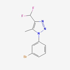 1-(3-Bromophenyl)-4-(difluoromethyl)-5-methyltriazole