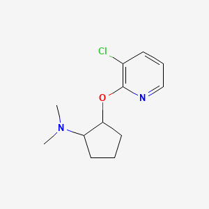 2-[(3-chloropyridin-2-yl)oxy]-N,N-dimethylcyclopentan-1-amine