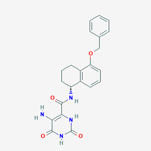 molecular formula C22H22N4O4 B2837503 Endothelial lipase inhibitor-1 CAS No. 1466427-02-0