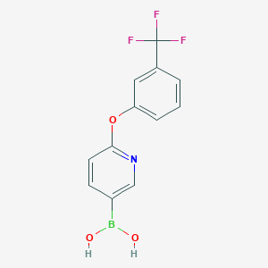 2-[3-(Trifluoromethyl)phenoxy]pyridine-5-boronic acid