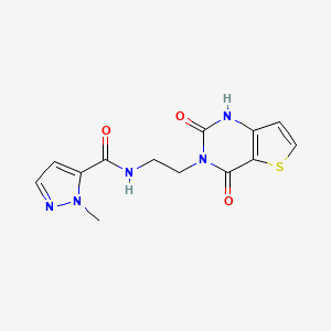 N-(2-(2,4-dioxo-1,2-dihydrothieno[3,2-d]pyrimidin-3(4H)-yl)ethyl)-1-methyl-1H-pyrazole-5-carboxamide