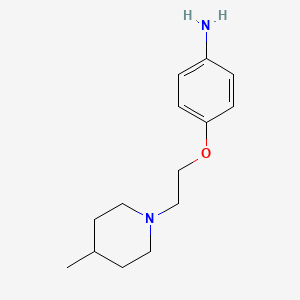 4-[2-(4-Methyl-piperidin-1-yl)-ethoxy]-phenylamine