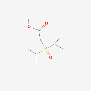 2-Di(propan-2-yl)phosphorylacetic acid