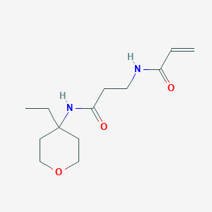 N-(4-Ethyloxan-4-yl)-3-(prop-2-enoylamino)propanamide