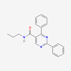 2,4-diphenyl-N-propyl-5-pyrimidinecarboxamide