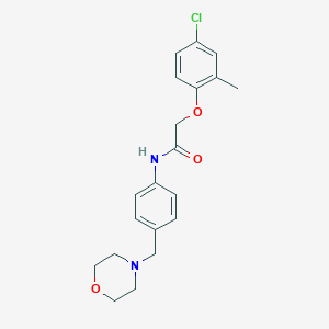 2-(4-chloro-2-methylphenoxy)-N-[4-(4-morpholinylmethyl)phenyl]acetamide