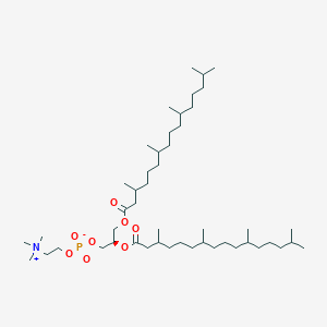 3,5,9-Trioxa-4-phosphapentacosan-1-aminium, 4-hydroxy-N,N,N,12,16,20,24-heptamethyl-10-oxo-7-[(3,7,11,15-tetramethyl-1-oxohexadecyl)oxy]-, inner salt, 4-oxide, (7R)-