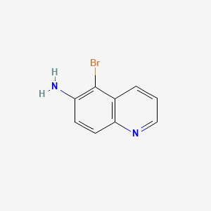 molecular formula C9H7BrN2 B2837718 5-溴喹啉-6-胺 CAS No. 50358-42-4