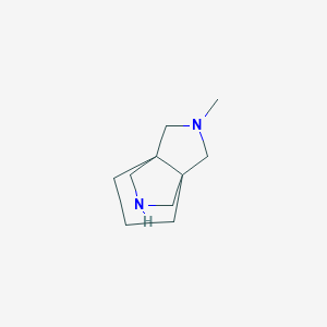 2-Methyltetrahydro-1H,4H-3a,6a-(methanoiminomethano)cyclopenta[c]pyrrole