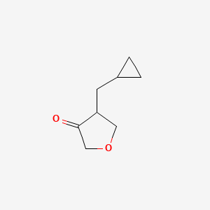 4-(Cyclopropylmethyl)oxolan-3-one