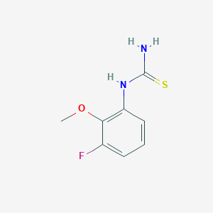 molecular formula C8H9FN2OS B2837924 (3-Fluoro-2-methoxyphenyl)thiourea CAS No. 1379334-79-8