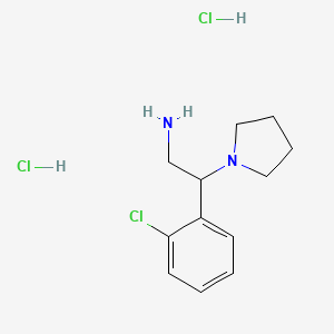 2-(2-Chlorophenyl)-2-pyrrolidinylethylamine 2hcl