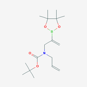 tert-Butyl allyl(2-(4,4,5,5-tetramethyl-1,3,2-dioxaborolan-2-yl)allyl)carbamate