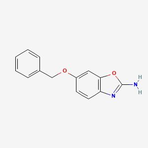 molecular formula C14H12N2O2 B2837959 6-(Benzyloxy)-1,3-benzoxazol-2-amine CAS No. 1820683-04-2