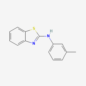 molecular formula C14H12N2S B2837962 N-(3-methylphenyl)-1,3-benzothiazol-2-amine CAS No. 70785-25-0