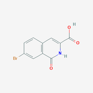 7-Bromo-1-oxo-2H-isoquinoline-3-carboxylic acid