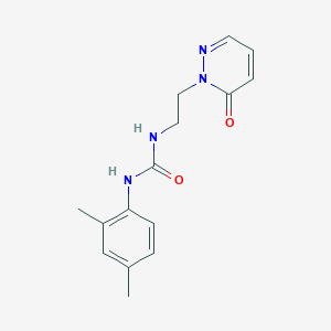 1-(2,4-dimethylphenyl)-3-(2-(6-oxopyridazin-1(6H)-yl)ethyl)urea