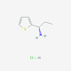 (1S)-1-(thiophen-2-yl)propan-1-amine hydrochloride