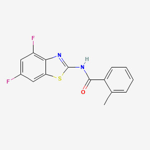 N-(4,6-difluorobenzo[d]thiazol-2-yl)-2-methylbenzamide