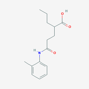2-(2-o-Tolylcarbamoyl-ethyl)-pentanoic acid