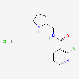 2-Chloro-N-(pyrrolidin-2-ylmethyl)nicotinamide hydrochloride