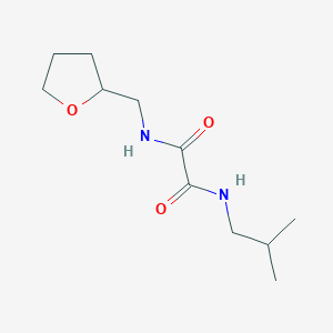 molecular formula C11H20N2O3 B2838084 N'-(2-methylpropyl)-N-(oxolan-2-ylmethyl)oxamide CAS No. 327998-93-6