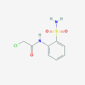2-chloro-N-(2-sulfamoylphenyl)acetamide