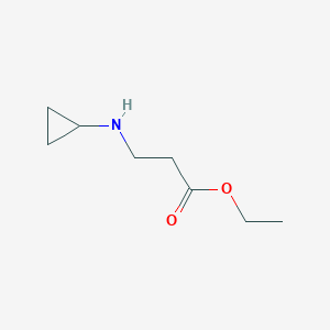 molecular formula C8H15NO2 B2838103 Ethyl 3-(cyclopropylamino)propanoate CAS No. 76731-85-6