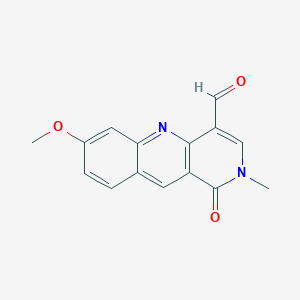 7-Methoxy-2-methyl-1-oxobenzo[b][1,6]naphthyridine-4-carbaldehyde