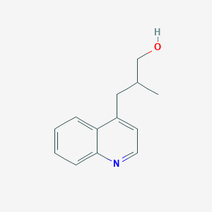 2-Methyl-3-quinolin-4-ylpropan-1-ol