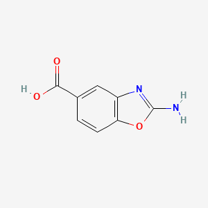 molecular formula C8H6N2O3 B2838140 2-氨基苯并[d]噁唑-5-甲酸 CAS No. 345958-13-6