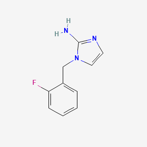 molecular formula C10H10FN3 B2838148 1-(2-氟苄基)-1H-咪唑-2-胺 CAS No. 1216191-87-5