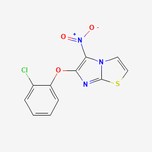 6-(2-Chlorophenoxy)-5-nitroimidazo[2,1-b][1,3]thiazole