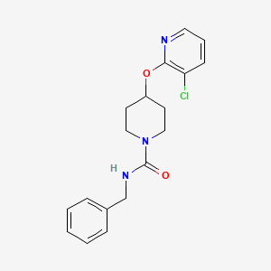 N-benzyl-4-((3-chloropyridin-2-yl)oxy)piperidine-1-carboxamide