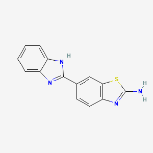 6-(1H-Benzoimidazol-2-yl)-benzothiazol-2-ylamine