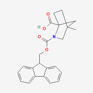 2-(9H-Fluoren-9-ylmethoxycarbonyl)-4-methyl-2-azabicyclo[2.2.1]heptane-1-carboxylic acid