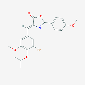 4-(3-bromo-4-isopropoxy-5-methoxybenzylidene)-2-(4-methoxyphenyl)-1,3-oxazol-5(4H)-one