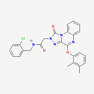 N-(2-chlorobenzyl)-2-(4-(2,3-dimethylphenoxy)-1-oxo-[1,2,4]triazolo[4,3-a]quinoxalin-2(1H)-yl)acetamide