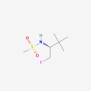 N-[(2R)-1-Iodo-3,3-dimethylbutan-2-yl]methanesulfonamide