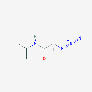 molecular formula C6H12N4O B2838315 2-azido-N-(propan-2-yl)propanamide CAS No. 1033115-49-9