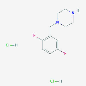 1-[(2,5-Difluorophenyl)methyl]piperazine dihydrochloride