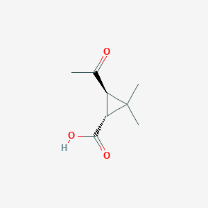 (1R,3R)-3-Acetyl-2,2-dimethylcyclopropane-1-carboxylic acid