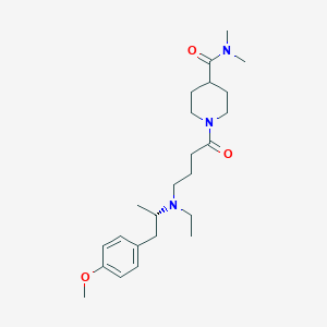 molecular formula C24H39N3O3 B028384 Idaverine CAS No. 100927-13-7